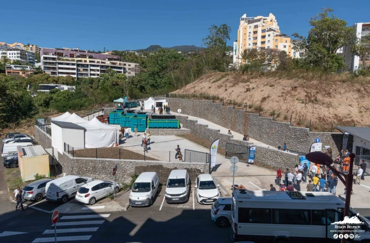 Région Réunion : inauguration de la déchèterie des Camélias