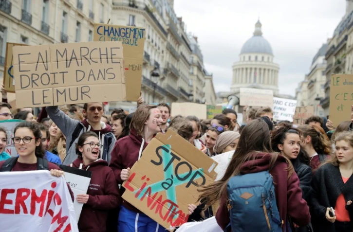 Manifestation des jeunes pour le climat, le 15 mars 2019 à Paris