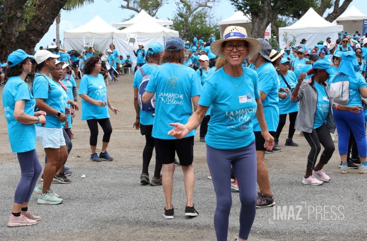Saint-Denis a organisé la marche bleue