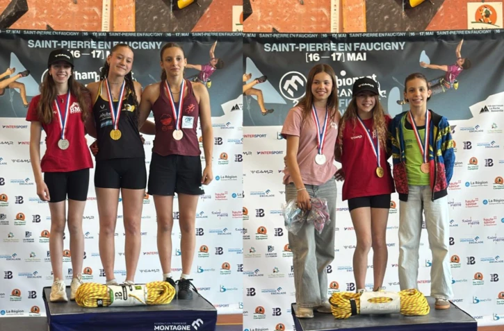 Escalade : les athlètes réunionnais décrochent deux médailles de bronze aux Championnats de France de difficulté jeunes