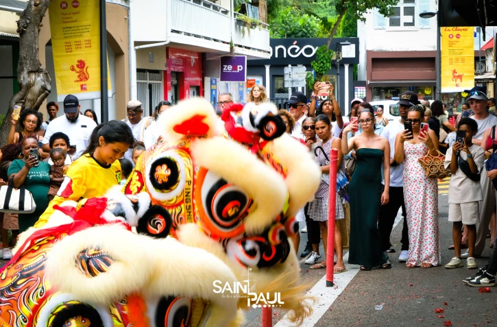 Célébration du nouvel an chinois à Saint-Denis