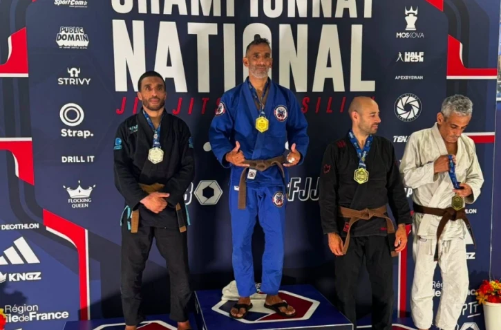 Saint-Pierre : Cédric Dijoux, nouveau champion national de Jiu-Jitsu Brésilien