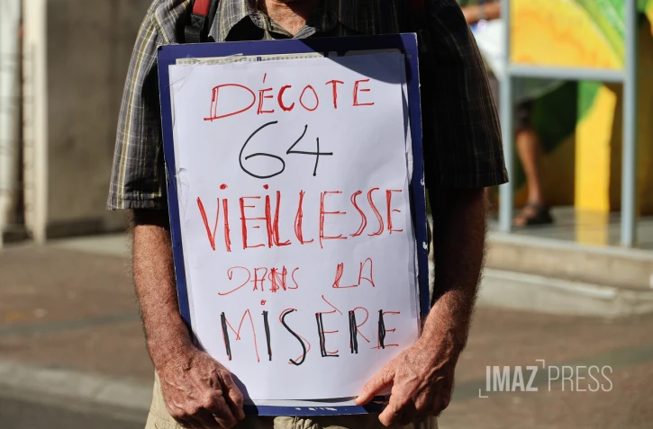 Saint-Denis - Manifestation contre la réforme des retraites