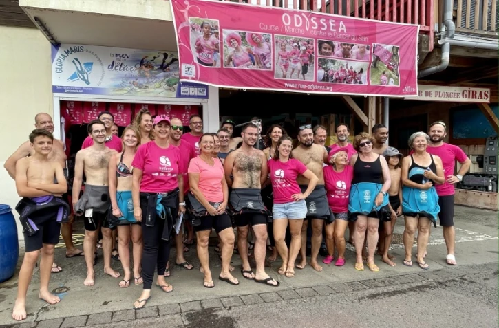 Plongée solidaires avec Run Odysséa : 1.080 euros de récoltés 