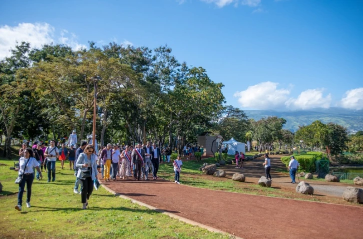 parc boisé au port inauguration
