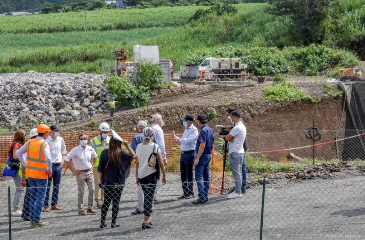 Un réservoir de 20 000 m3 en cours de construction