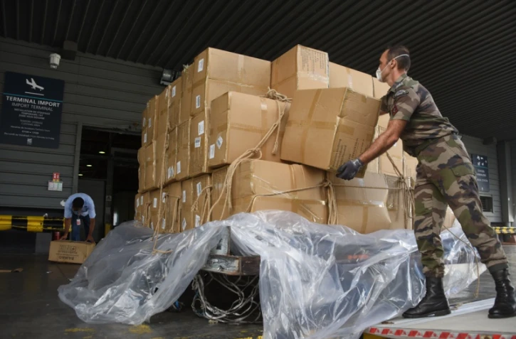 1.886 colis de masques et protections sanitaires réceptionnés par les FAZSOI 