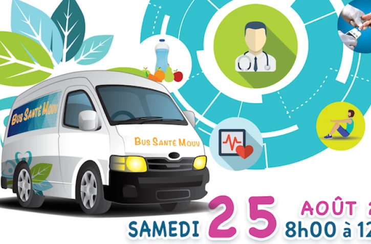 Affiche bus santé mouv 