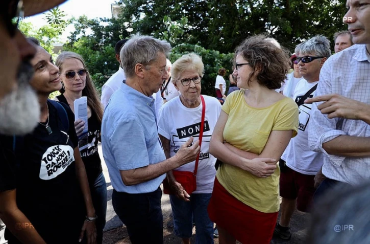 politique, environnement, Marie Toussaint, David Cormand, EELV, Europe écologie les Verts, campagne, élection européenne, collectif anti-digue, Grande Chaloupe