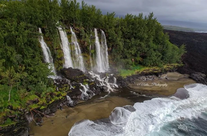 Hermann Pyt : la fameuse plage du tremblet qui dévoile sa cascade