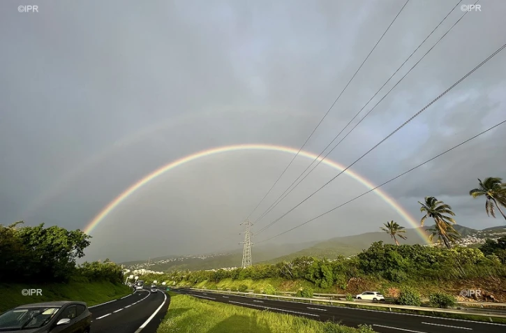 arc en ciel paysages pluie ouest météo réunion