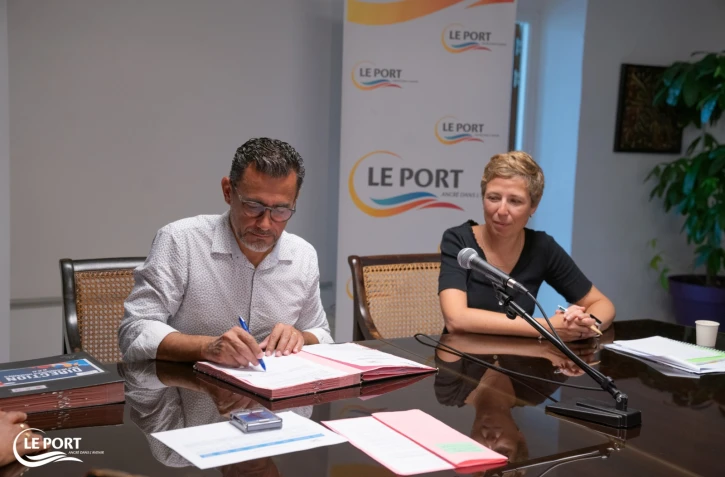 Le Port : signature de la prorogation de la convention FIPHFP
