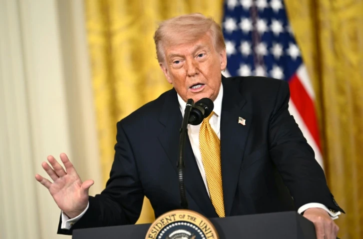 Le président américain Donald Trump à la Maison Blanche à Washington le 6 mai 2026