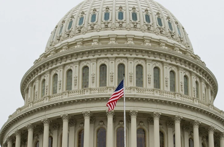 Le dôme du Capitole à Washington le 19 mars 2014. Dans le sillage du tour de force de Donald Trump, les républicains conservent le contrôle du Congrès, verrou stratégique 