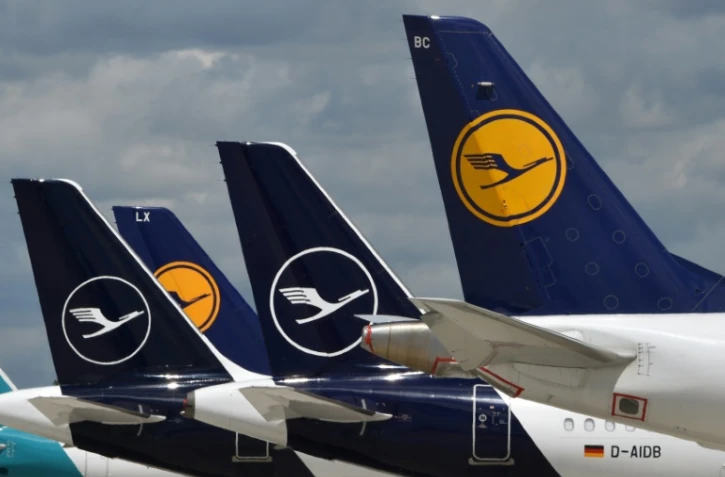 Des avions de la compagnie aérienne allemande Lufthansa sur le tarmac de l'aéroport de Munich, le 18 juin 2020