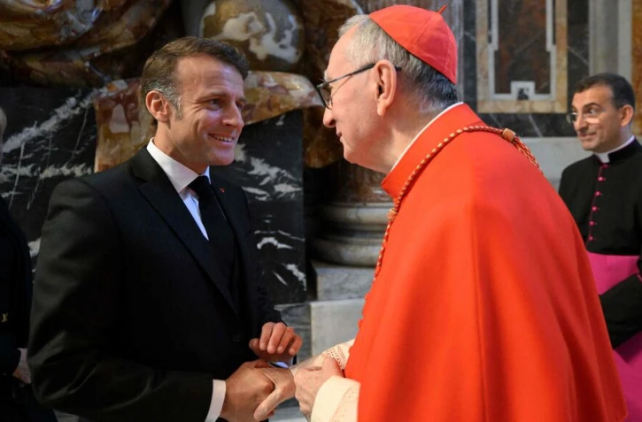 Deux repas, qui auraient rassemblé le président français et des responsables catholiques, font spéculer la presse transalpine. (Illustration) AFP/Simone Risoluti