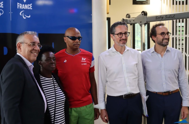 La Région Réunion en visite au CREPS de Saint-Denis