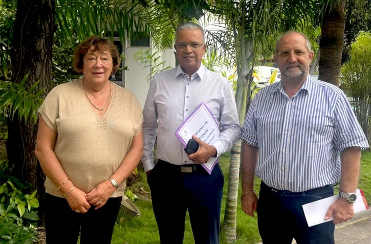 Cyrille Melchior a rencontré la sénatrice Viviane Malet et le sénateur Stéphane Fouassin