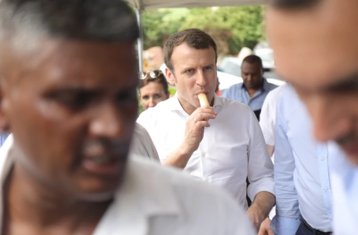 Emmanuel Macron en visite à La Réunion