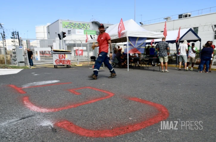 Grève centrale électrique