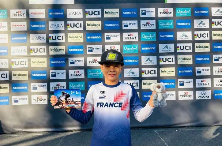 Saint-Denis : Gaëtan Payet, vice-champion du monde de BMX à 9 ans