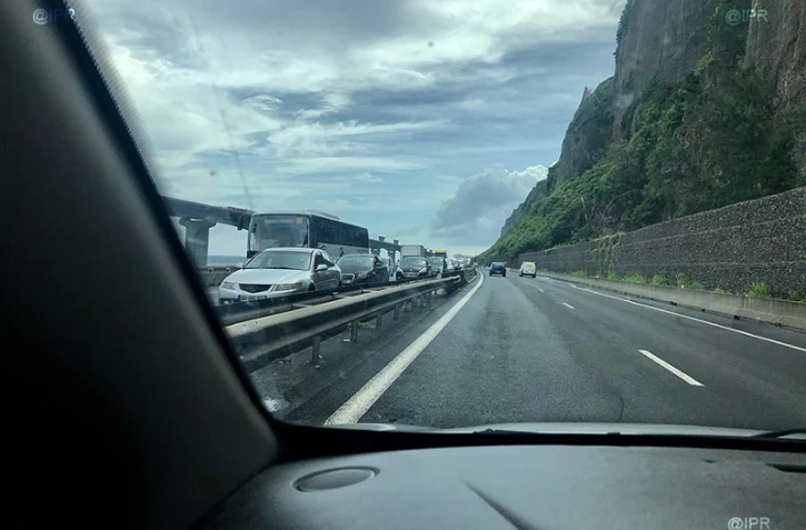 Route du Littoral : encore 6 kilomètres de bouchons 
