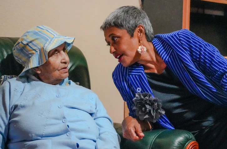  Saint-Denis : Lucie Calcine a fêté ses 100 ans 