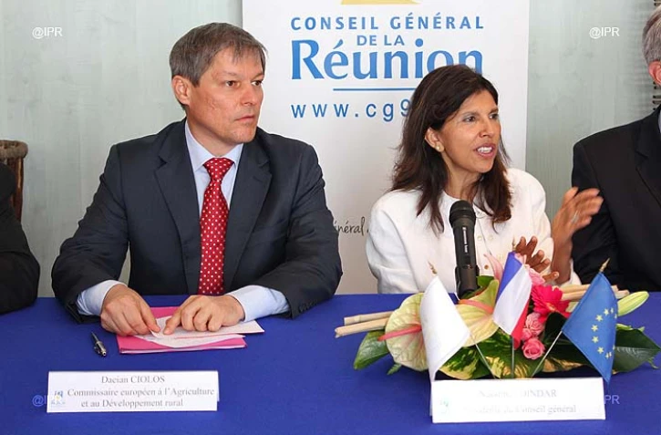 Dacian Ciolos et Nassimah Dindar