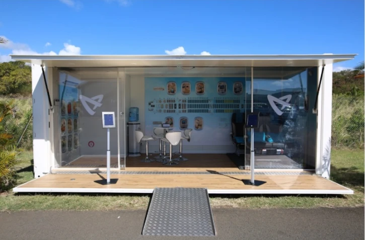 Air Austral lance le contain\'air, son agence mobile.