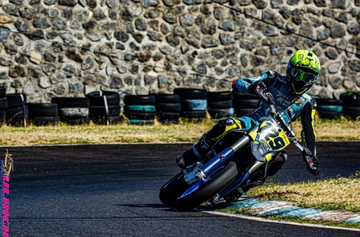 Le Portois Raphäel Payet au Championnat de France de Supermotard