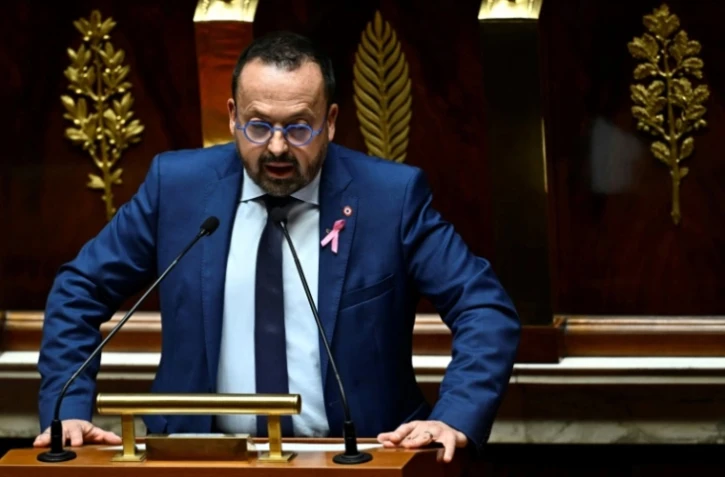Le député Yannick Neuder, rapporteur général du budget de la Sécu, le 21 octobre 2024 à l'Assemblée nationale à Paris ( AFP / JULIEN DE ROSA )