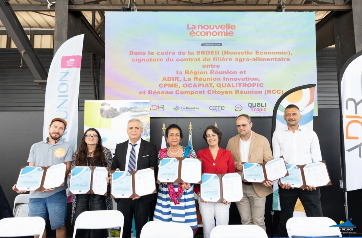 La Région et les acteurs de la filière signent le contrat agroalimentaire à Saint-Paul