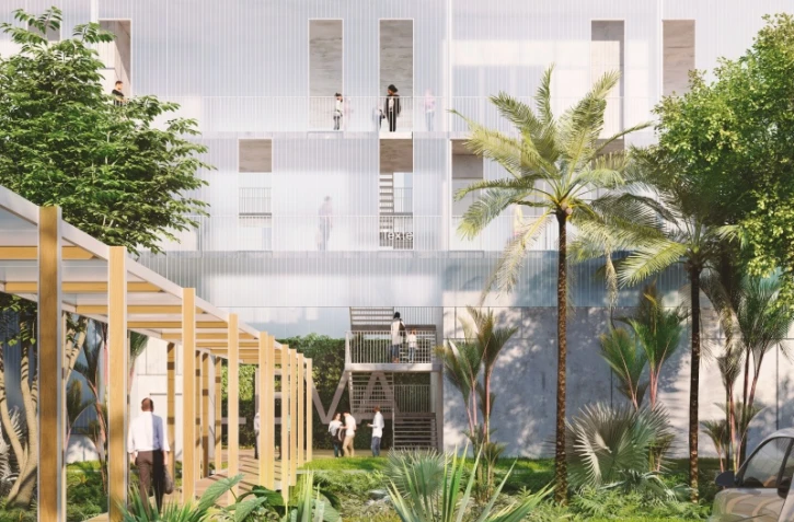 Ileva : pose de la première pierre du pôle de valorisation des déchets Run'Eva 