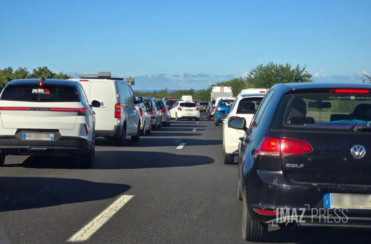 Saint-Leu : accident sur la route des Tamarins, des ralentissements en direction du sud