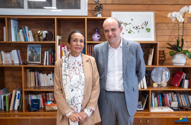 Huguette Bello reçoit Alexandre Holroyd