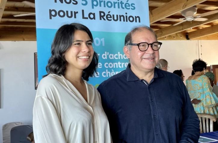 david lorion et emma hoareau législatives politique campagne élections saint-pierre 4ème circonscription