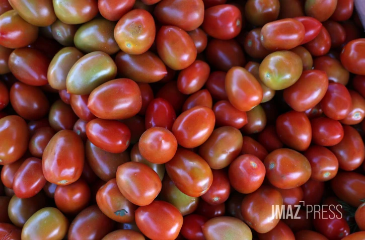 marché forain tomates 