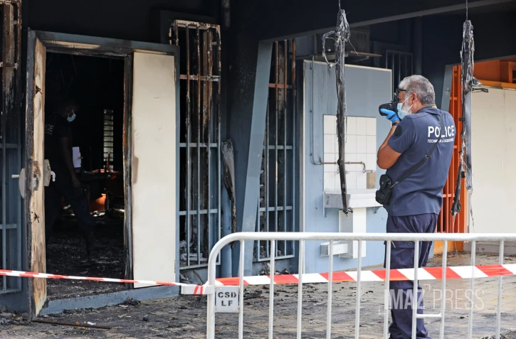 Saint-Denis : le réfectoire du collège Mahé Labourdonnais incendié, une plainte va être déposée 