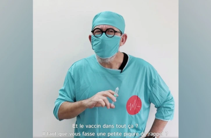 Jamy Gourmaud fait une "piqûre de rappel" sur le fonctionnement d'un vaccin 