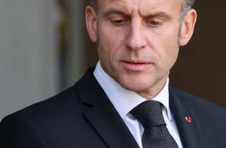 Le président Emmanuel Macron au palais de l'Elysée, le 30 octobre 2025 à Paris ( AFP / Ludovic MARIN )