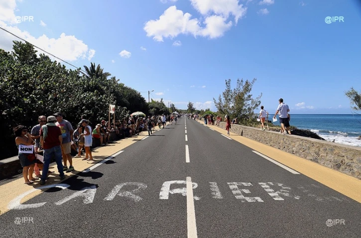 Chaîne humaine contre la carrière de Bois-Blanc