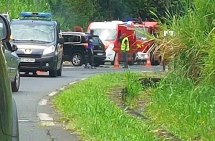 Accident à St benoit 
