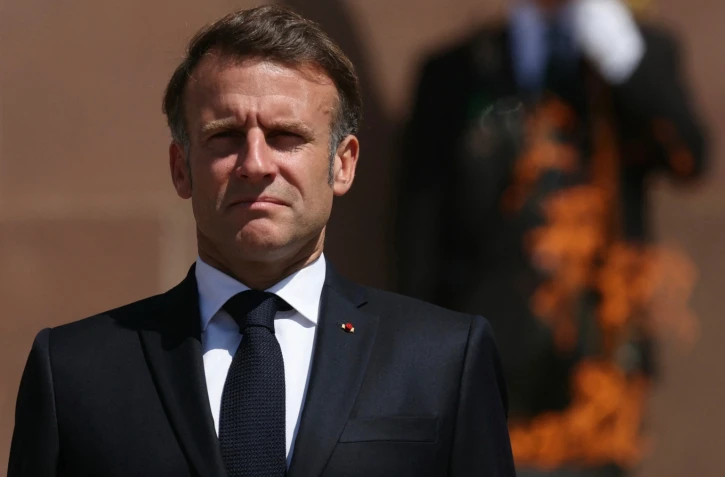  Emmanuel Macron, le 18 juin 2025. Crédit : Alain JOCARD / POOL / AFP