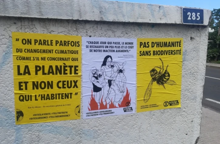 Affiches Extinction Rebellion