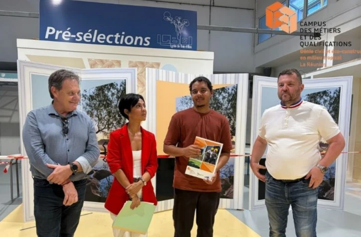 Meilleurs Apprentis de France : un lycéen de Bois d’Olive décroche l’or régional dans la catégorie Peintre applicateur de revêtements