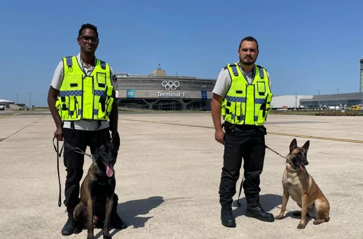 17 agents de sûreté dont deux équipes cynotechniques réunionnaises en renfort à Paris [?]