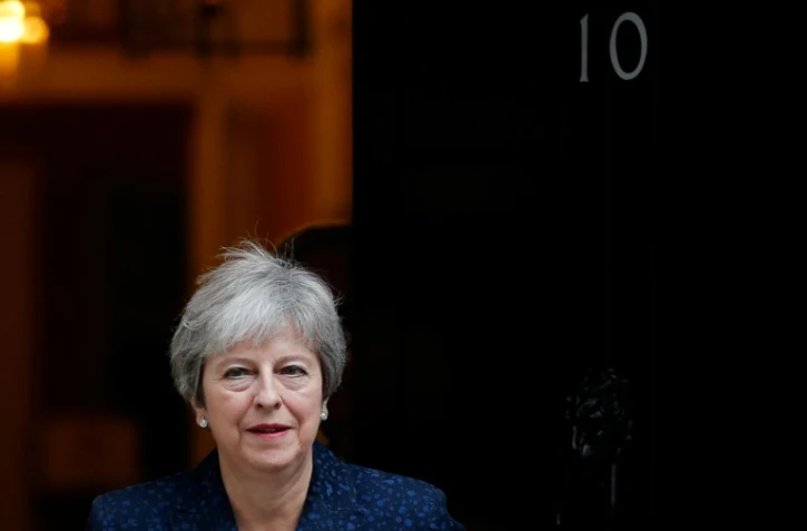 La Première ministre britannique Theresa May, le 10 octobre 2018 à Londres
