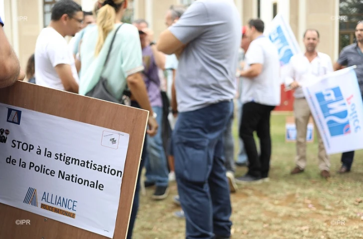 manif policier palais justice 