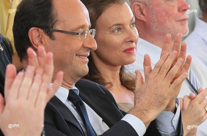 françois hollande et Valérie Trierweiler 