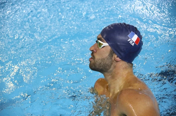 Le nageur Laurent Chardard aux championnats d'Europe 2021 à Funchal au Portugal 